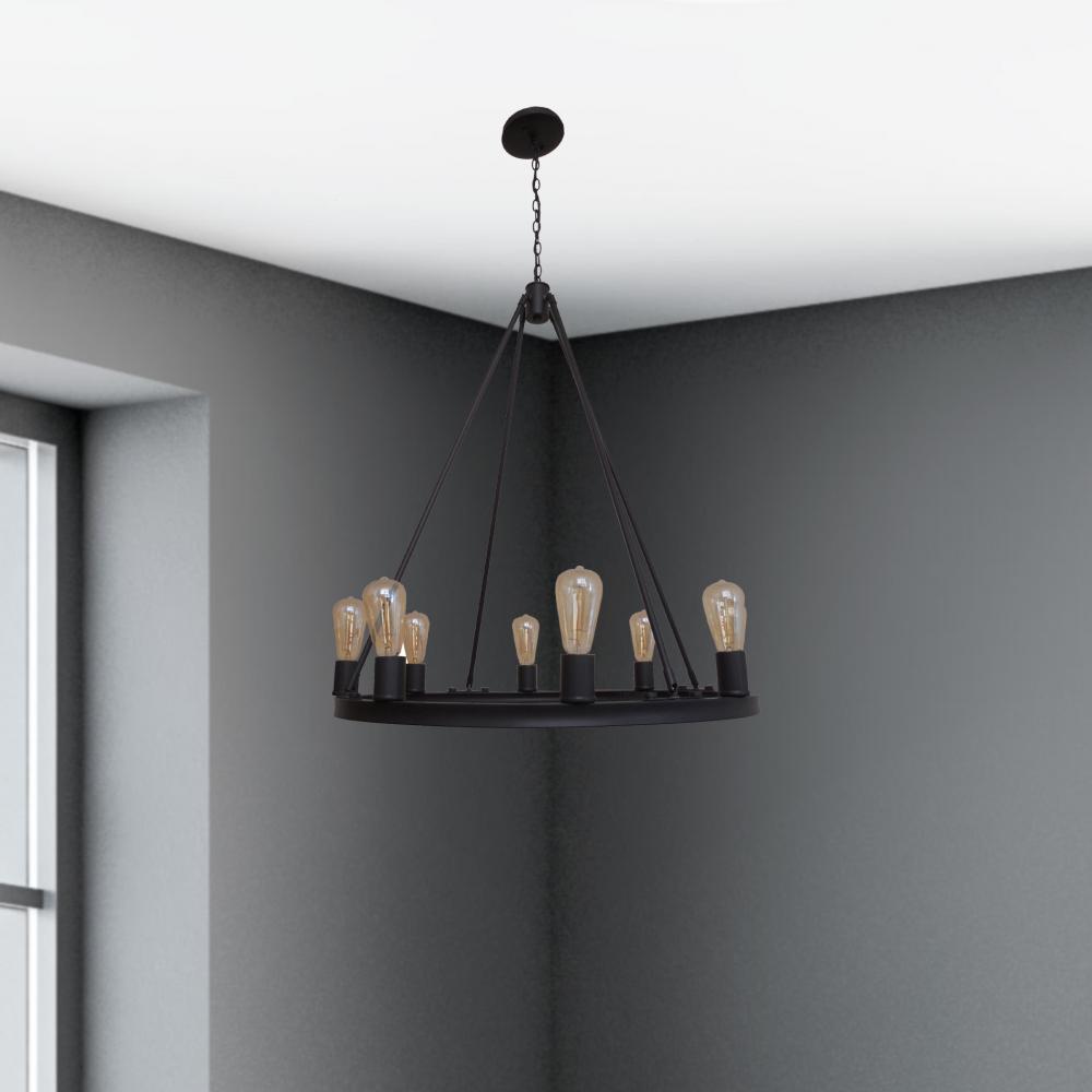 Whitfield - 8 Light Chandelier - CH680-8EBZ