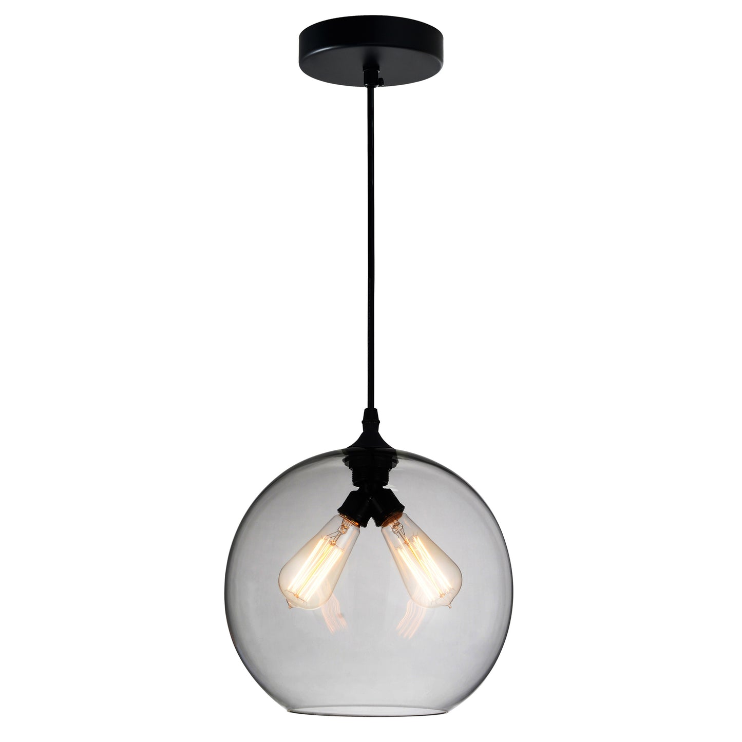 CWI Lighting - Smoky Glass Mini-Pendant - Moody and Rich