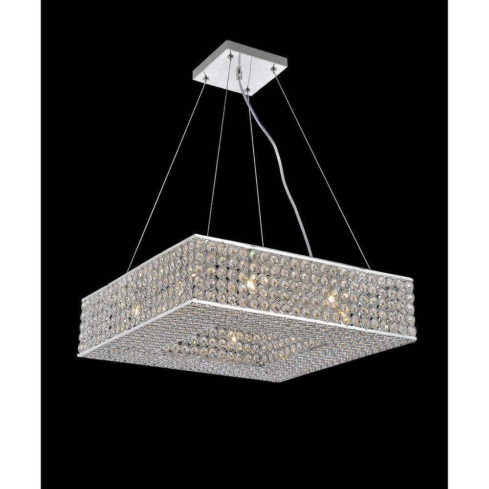 CWI Lighting - Dannie 12 Light Chandelier With Chrome Finish - QS8391P24C-S