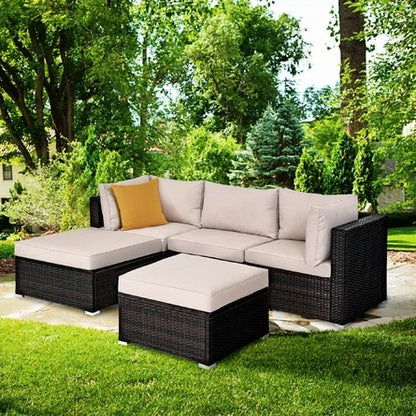 Outdoor Patio Sectional w/ Coffee Table (NEW IN BOX)