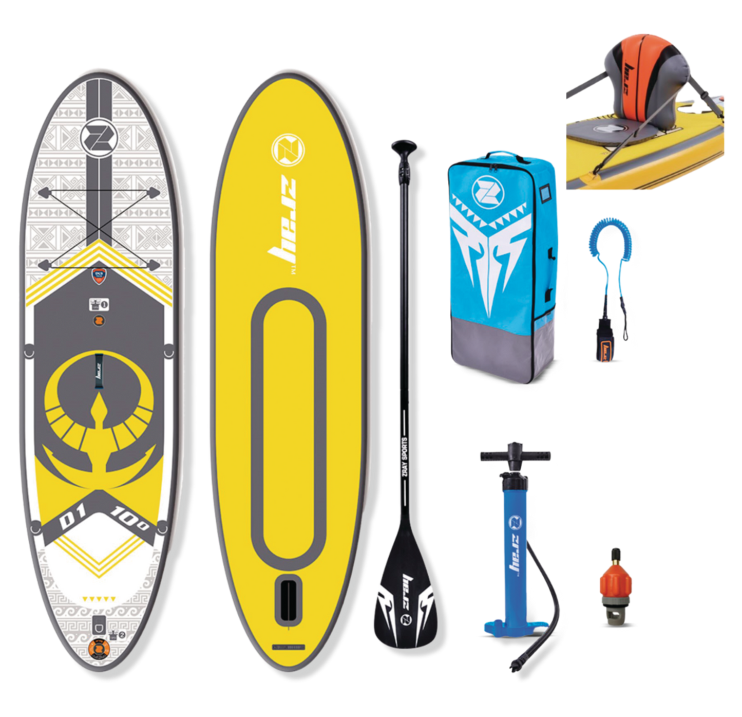 ZRAY D1 10’ Inflatable Paddle Board